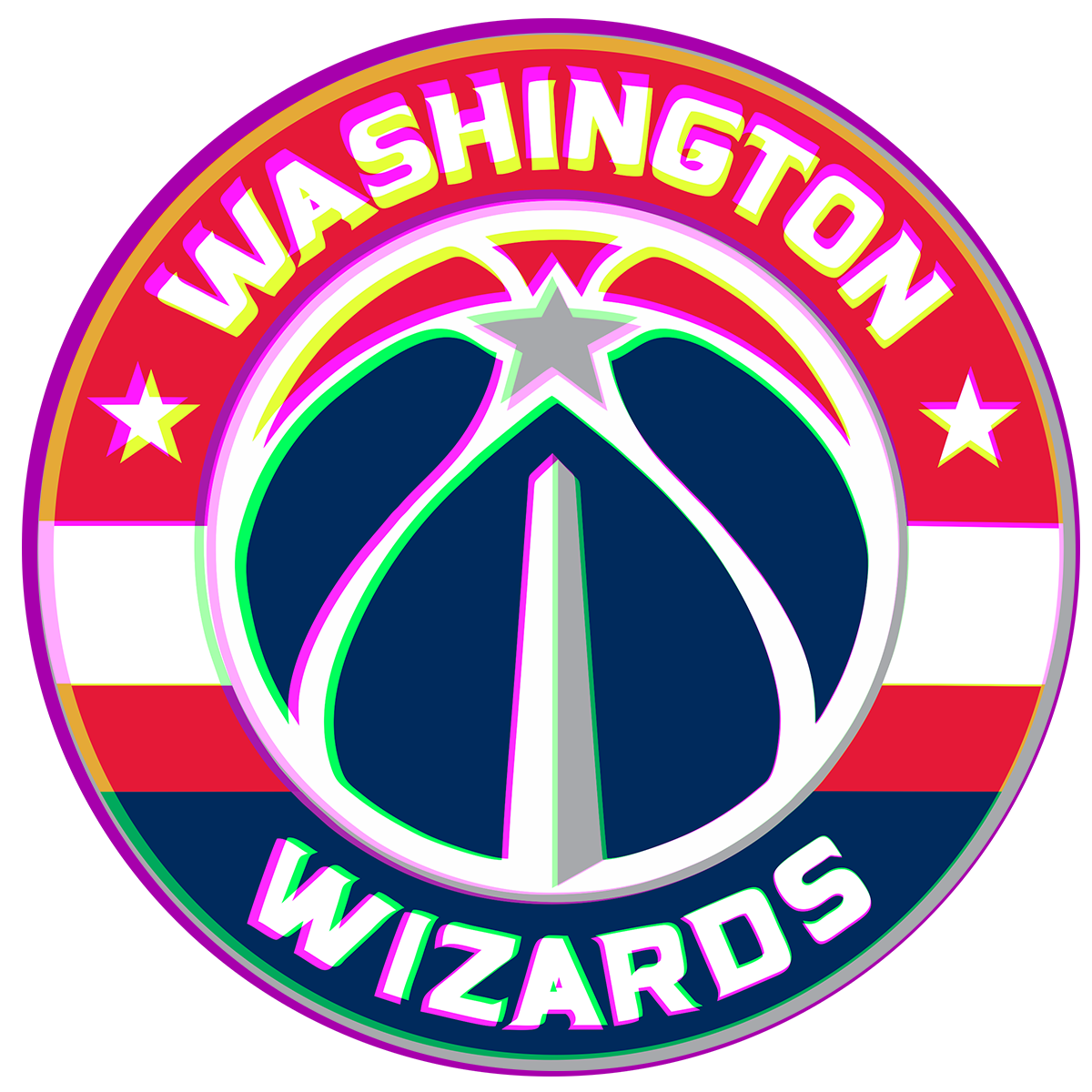 Phantom Washington Wizards logo iron on paper